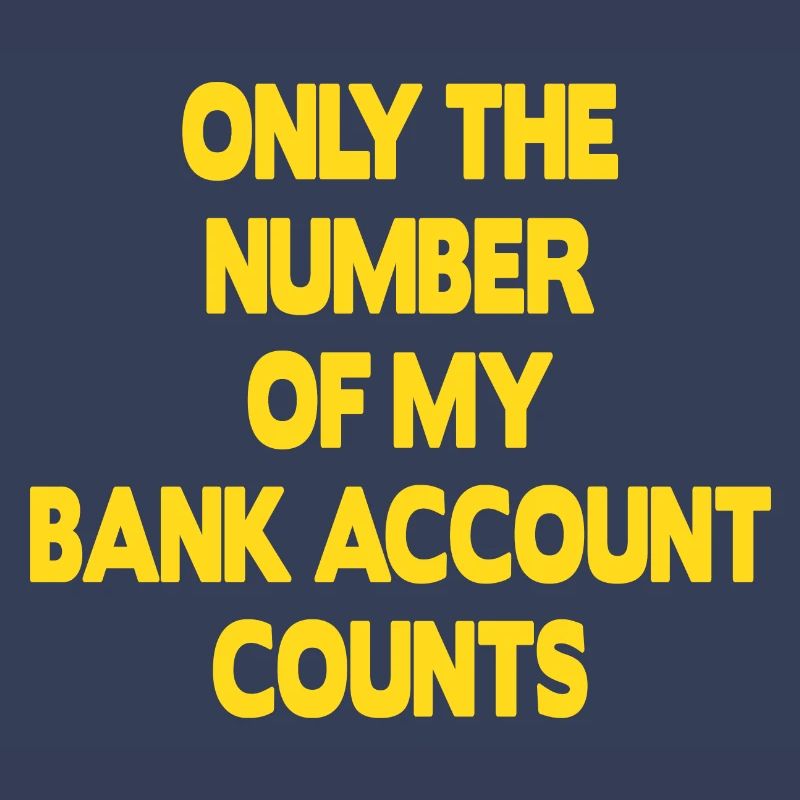 Seul le numéro de mon compte bancaire compte