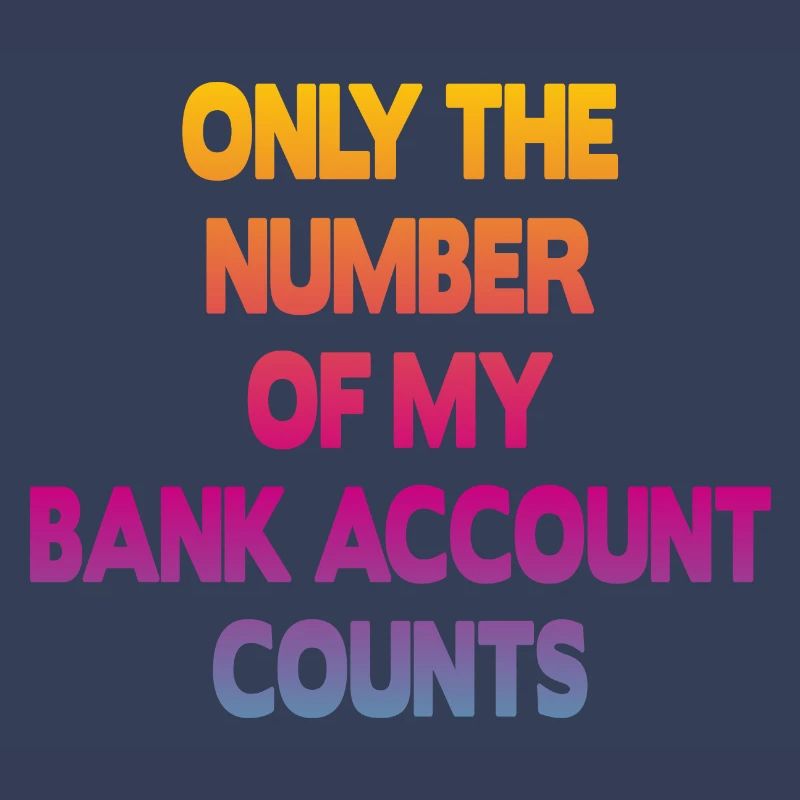 Seul le numéro de mon compte bancaire compte