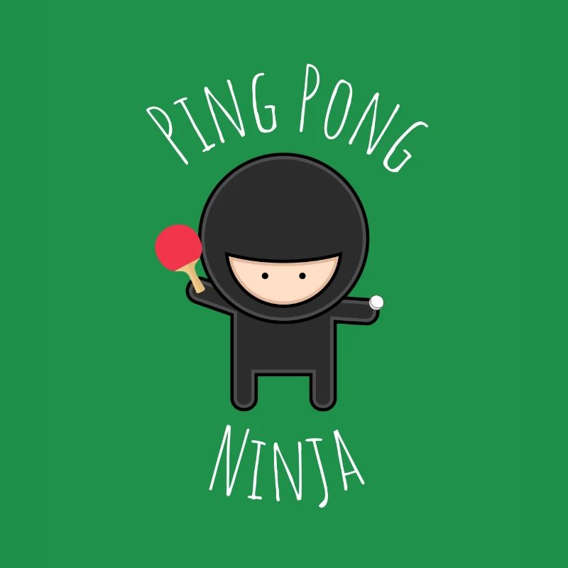 Ping Pong Ninja Conception drôle