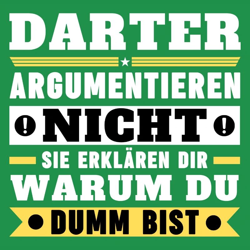 Darters don't argue