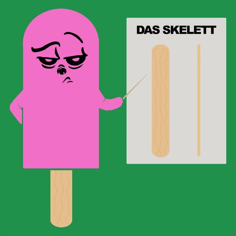 Das Skelett - Eis - Eis am Stil - Eis Anatomie