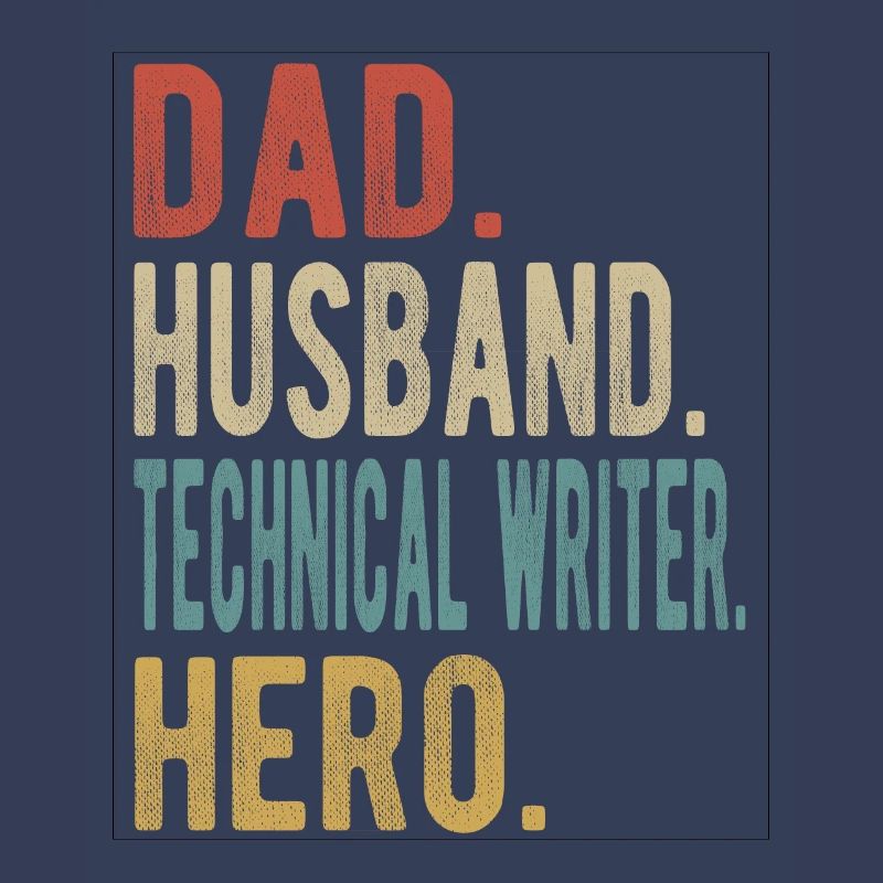 Technischer Schreiber Papa Ehemann Held