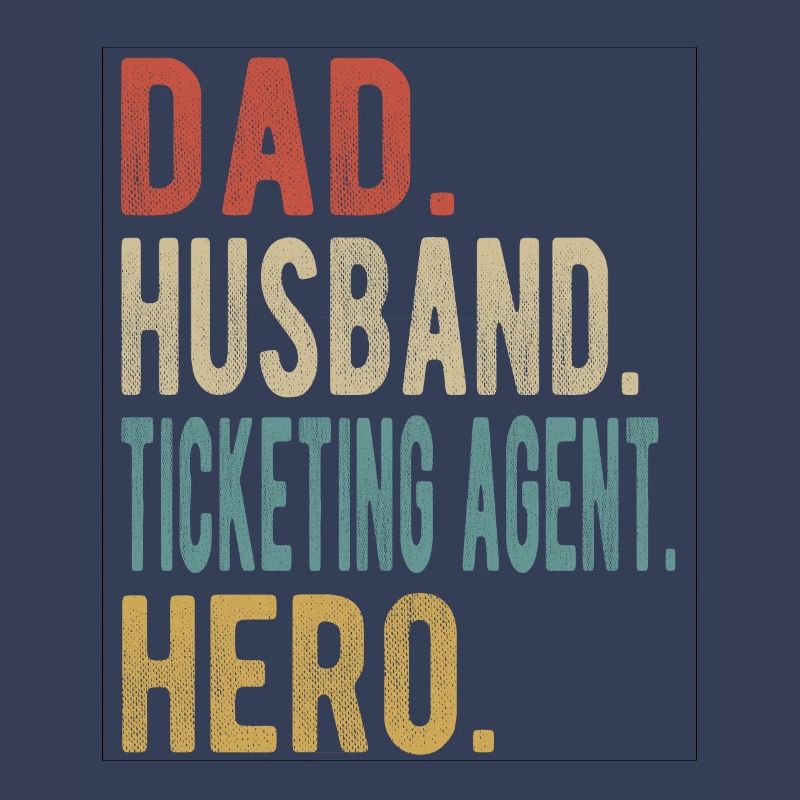 Ticketvertreter Papa Ehemann Held