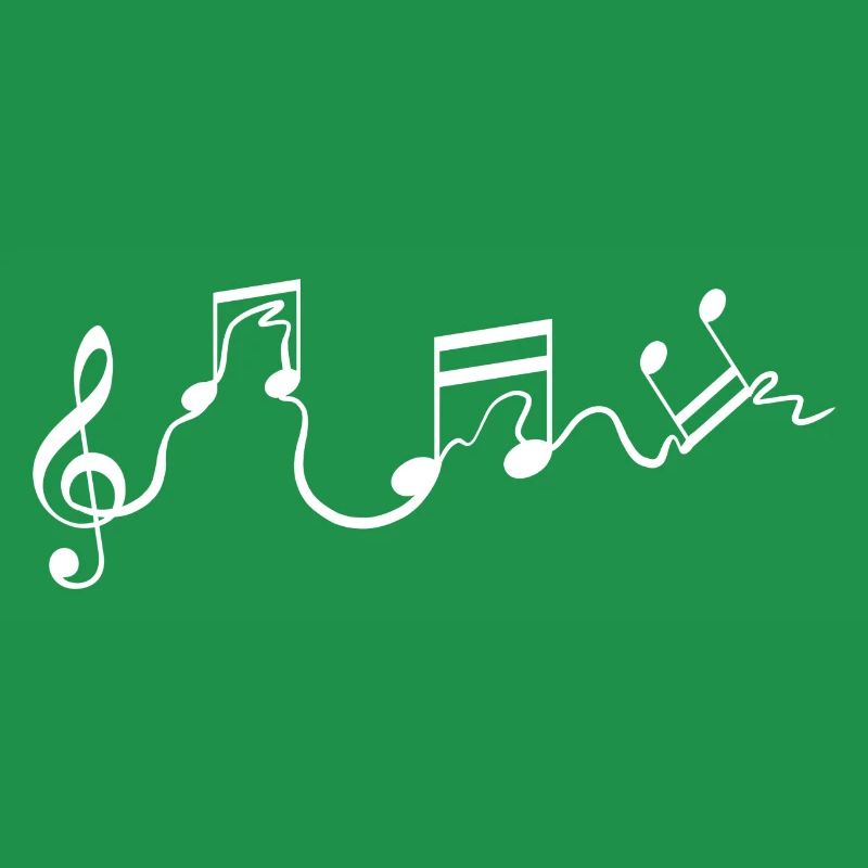 Musiknoten Sänger oder Performer Gift