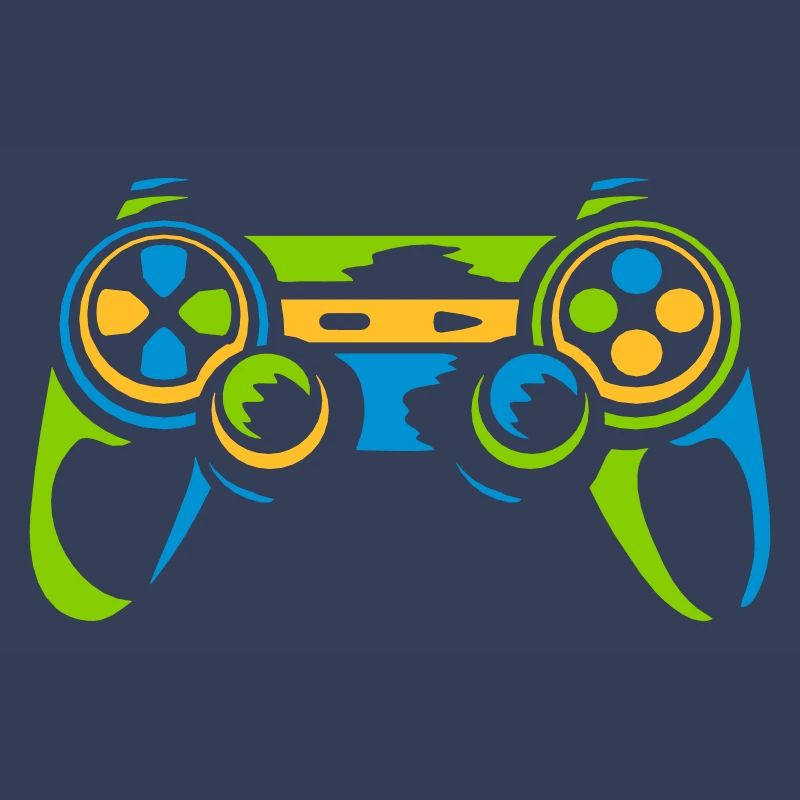 Colorful Controller Retro Console
