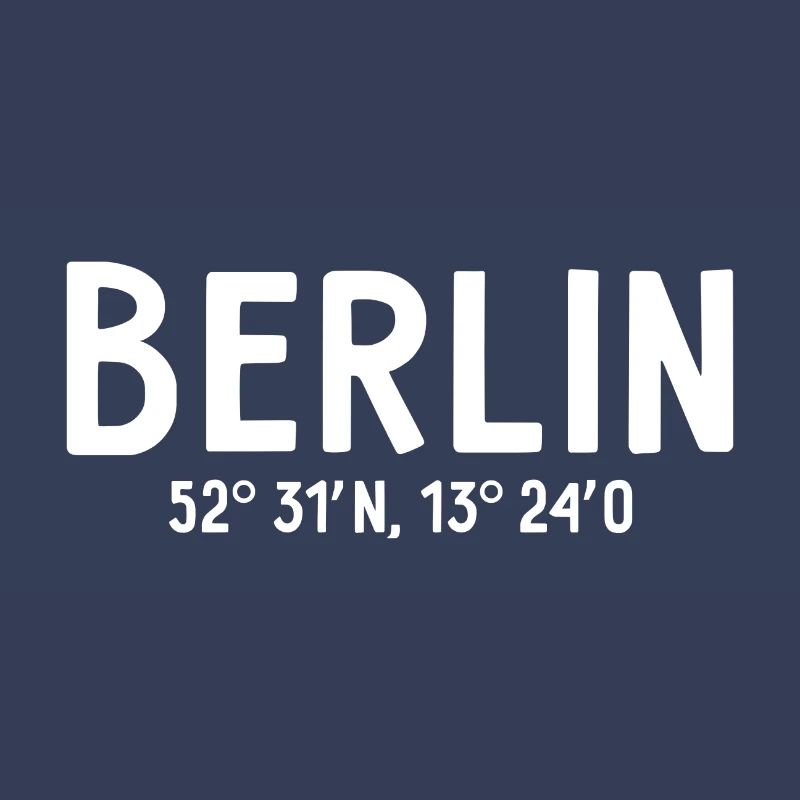 Berlin Coordinates - Berlin Bear