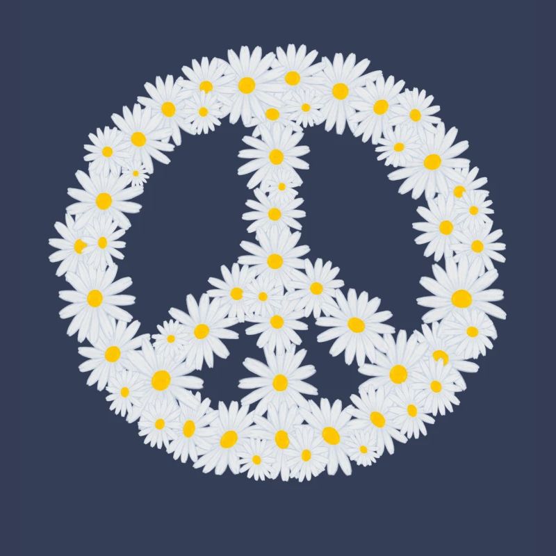 Gänseblümchen-Friedenszeichen
