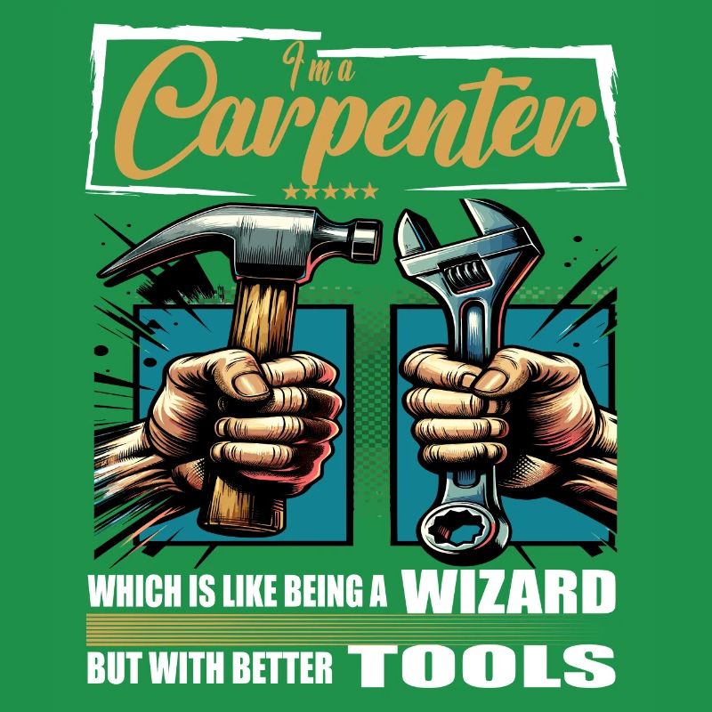 Carpenter Beruf Spruch Arbeiter