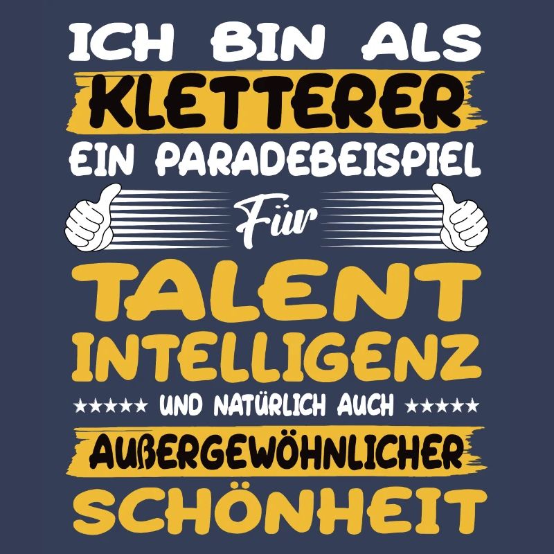Kletterer ein Paradebeispiel Klettern
