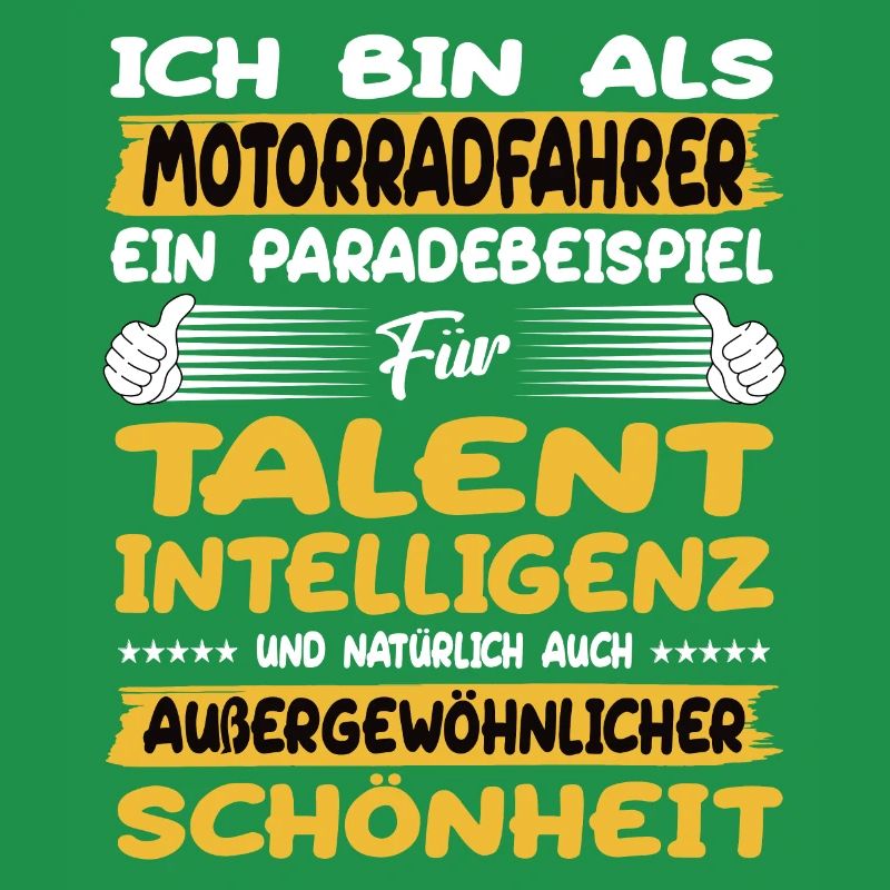 Motorradfahrer ein Paradebeispiel Motorrad