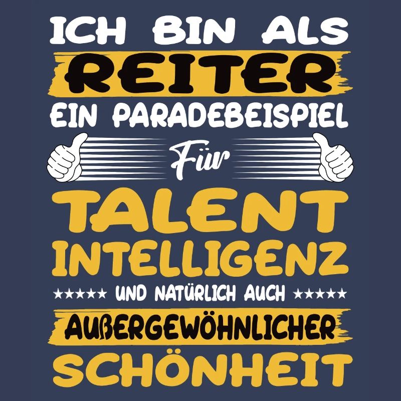 Reiter ein Paradebeispiel Reiten