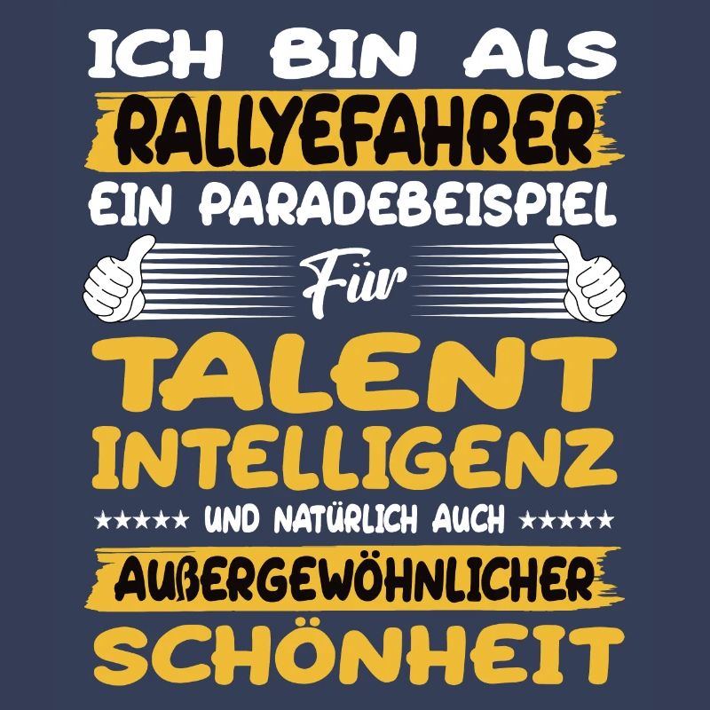 Rallyefahrer ein Paradebeispiel Rallye