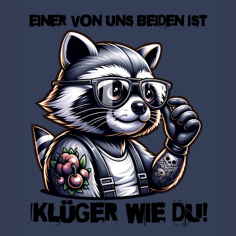 Lustiger Einer von uns beiden ist klüger als du