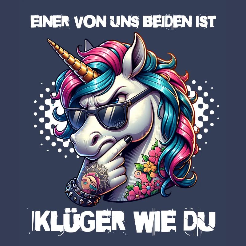 Lustiger Einer von uns beiden ist klüger als du