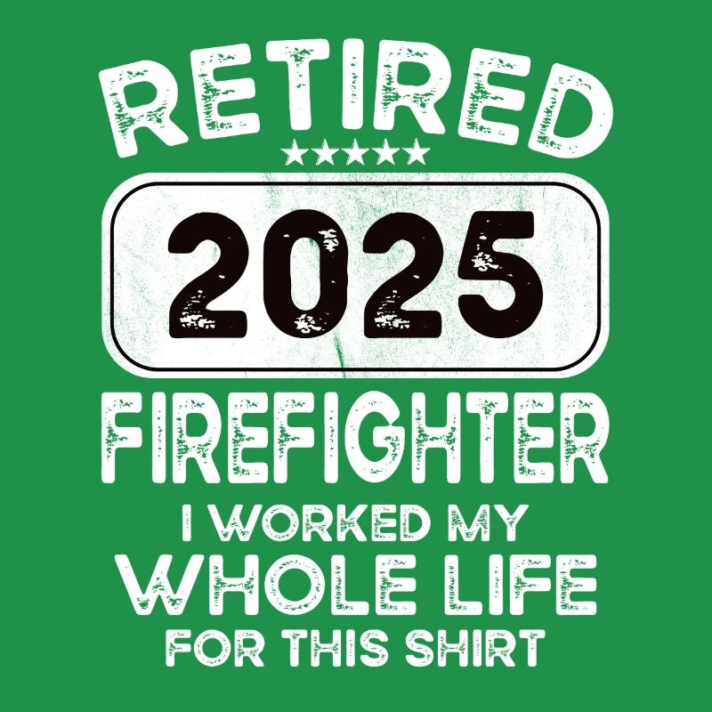Pompier à la retraite 2025