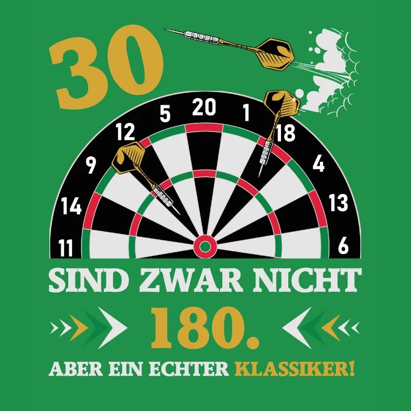 Les fléchettes 30 ne sont pas des fléchettes d’anniversaire de 180