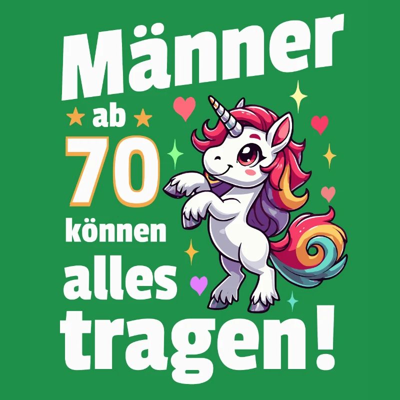 Mann 70. Geburtstag. Lustiger Spruch Geschenkidee