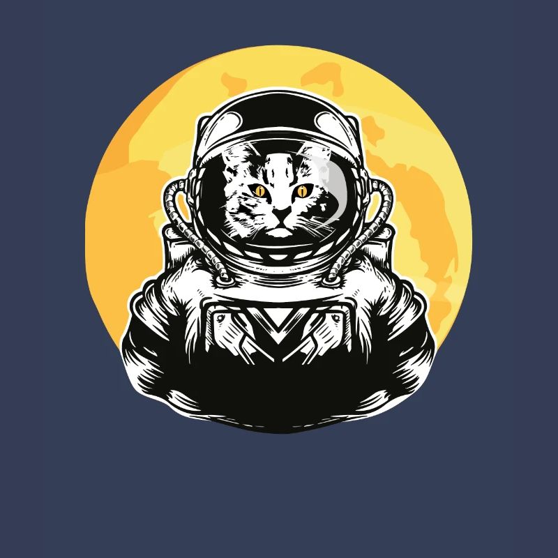 Chat astronaute, catronaute, chat dans l'espace