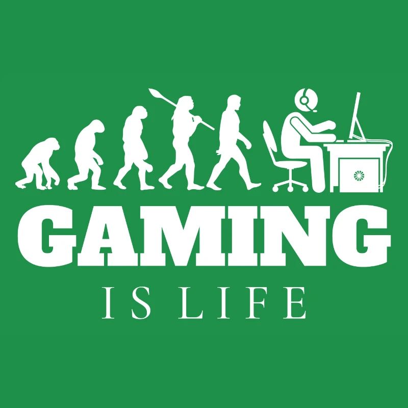 Gaming Gamer Evolution Geschenk