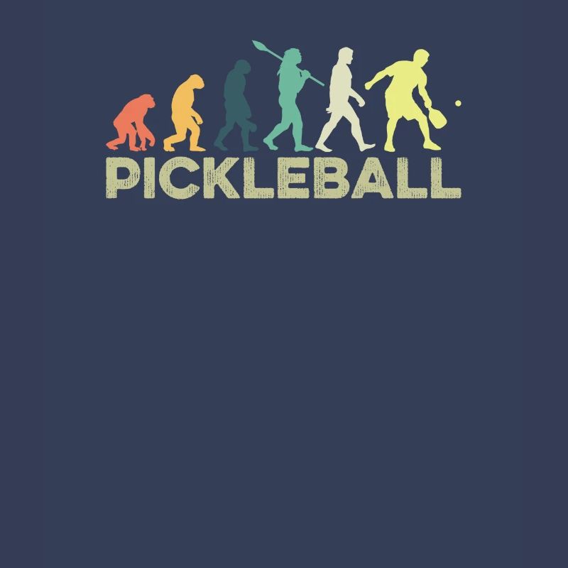 Drôle d’évolution Paddle Pickleball Player Dink Fun