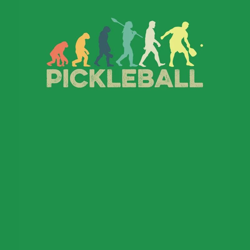 Drôle d’évolution Paddle Pickleball Player Dink Fun