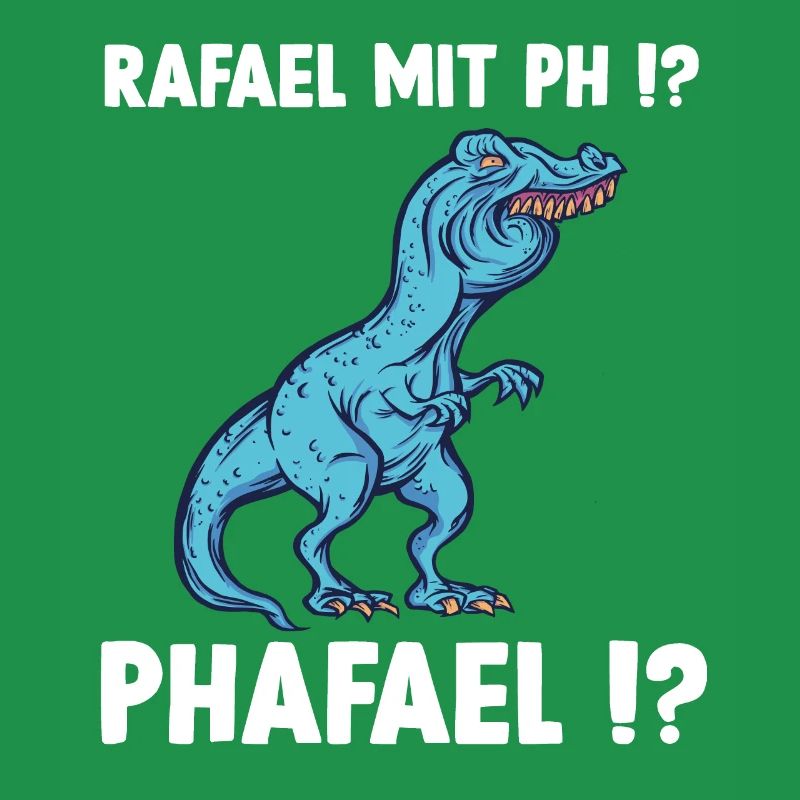 TRex Meme Dinosaurier mit Überbiss Rafael mit ph R
