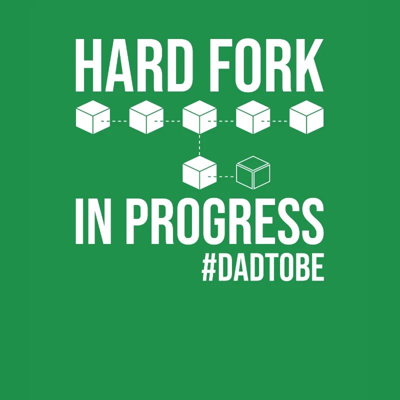 Hard Fork In Progress, Blockchain Pregnancy
