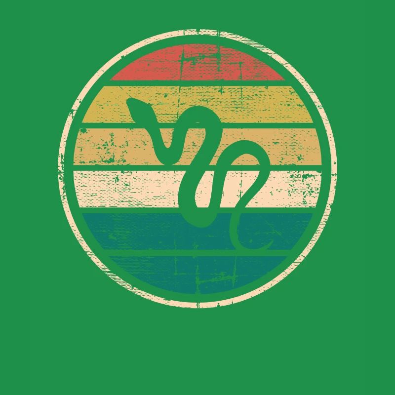 Snake Retro Reptile Python Idée cadeau