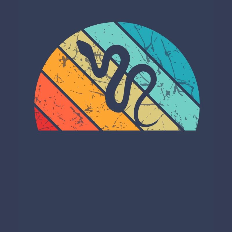 Snake Retro Reptile Python Gift idea