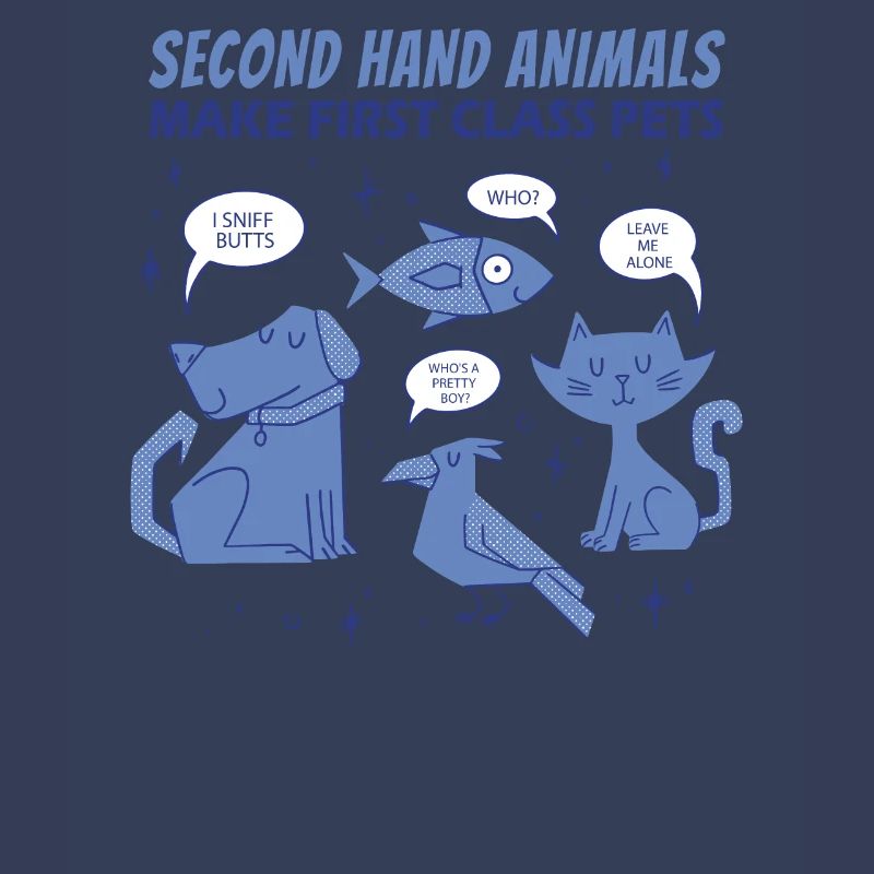 Second Hand Animals Make First-Class Pets