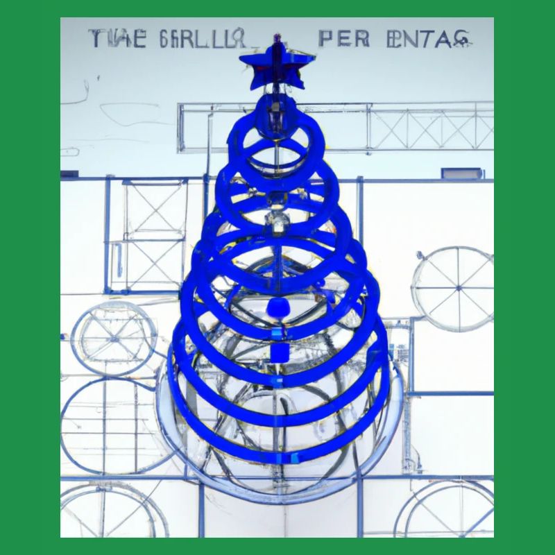 Plan schématique de l’arbre de Noël de Noël