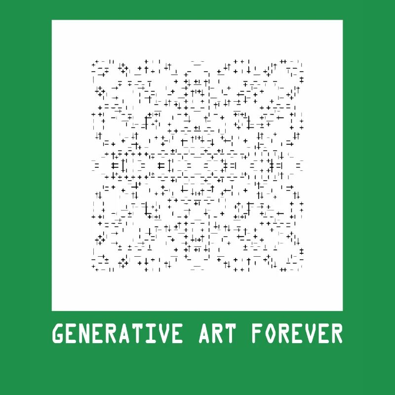 Generative Kunst Programmiert Für Immer Bildcode