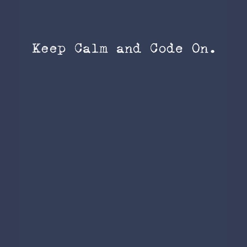 Restez calme et continuez à programmer – Concevez pour