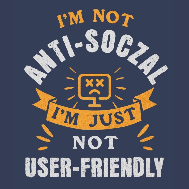 Pas antisocial, juste respectueux du code