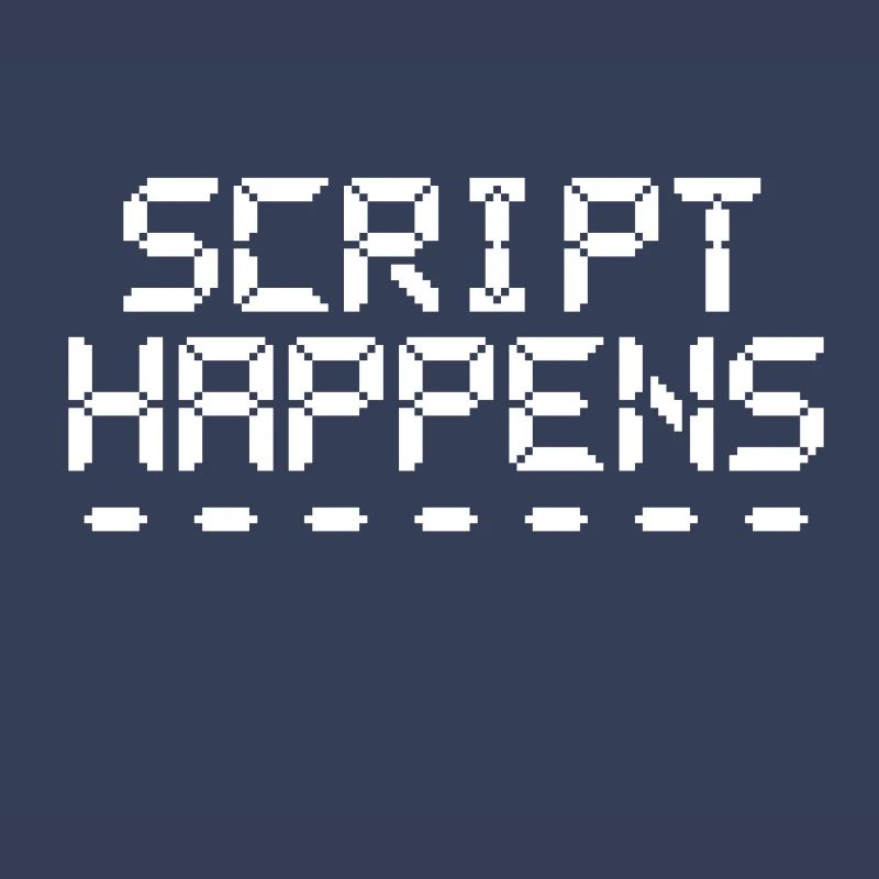 Computer Programming Script Happens Programmer