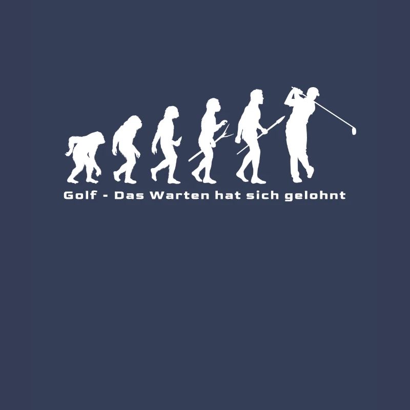 Golfer Evolution - Golf Geschenk