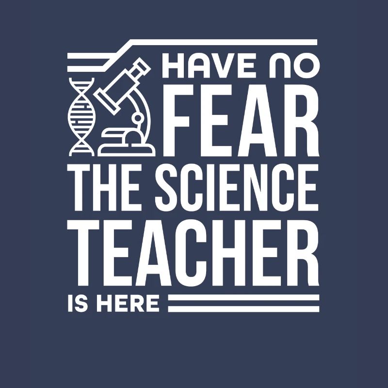 Cadeau de professeur de sciences sans peur Le professeur de sciences est