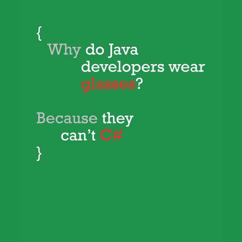 C# Programmeur blague Coder C Sharp