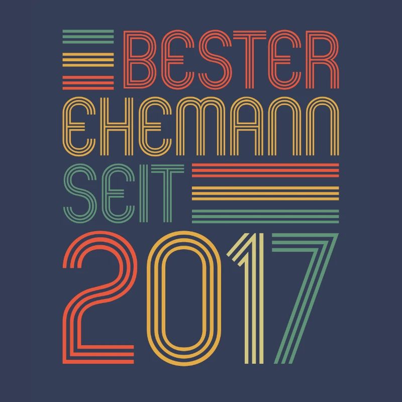 Bester Ehemann seit 2017 4. Hochzeitstag
