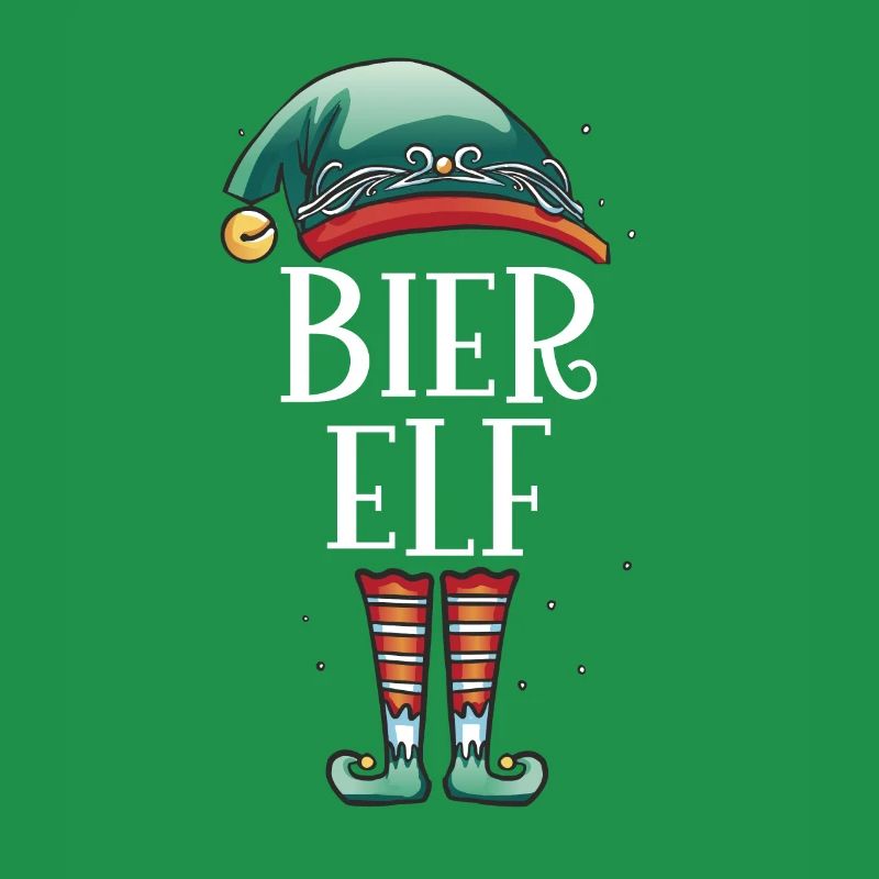 Weihnachten Partnerkostüm Bier Elf Elfe Elfen