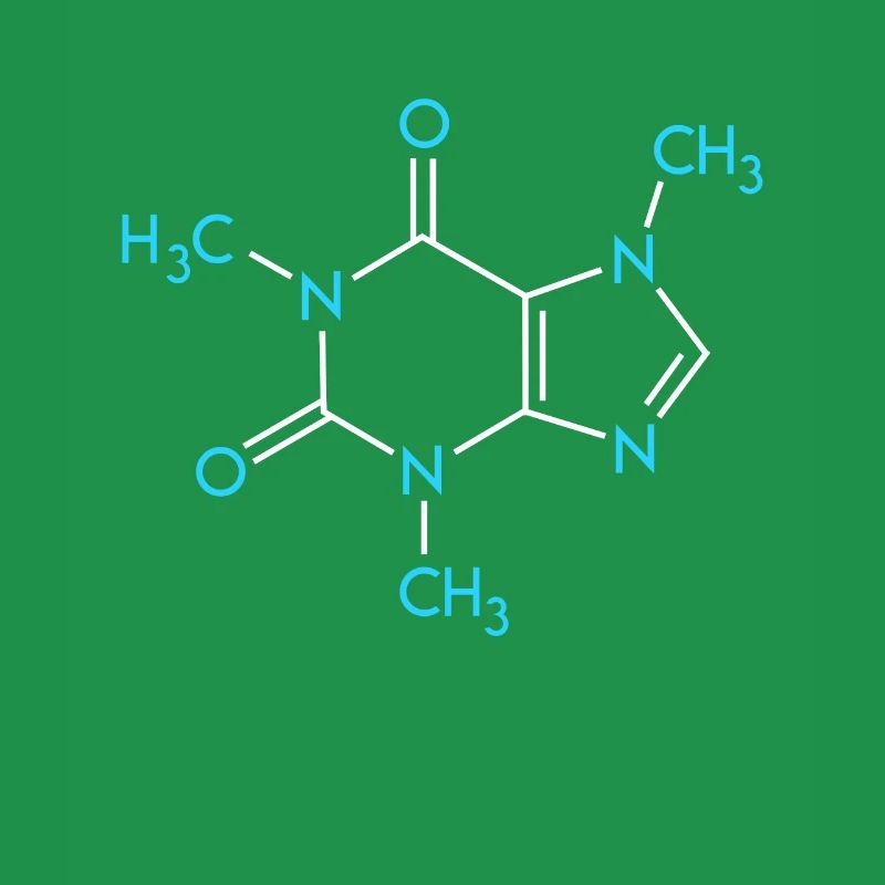 Formule de café Chimie Nerd Formule structurelle