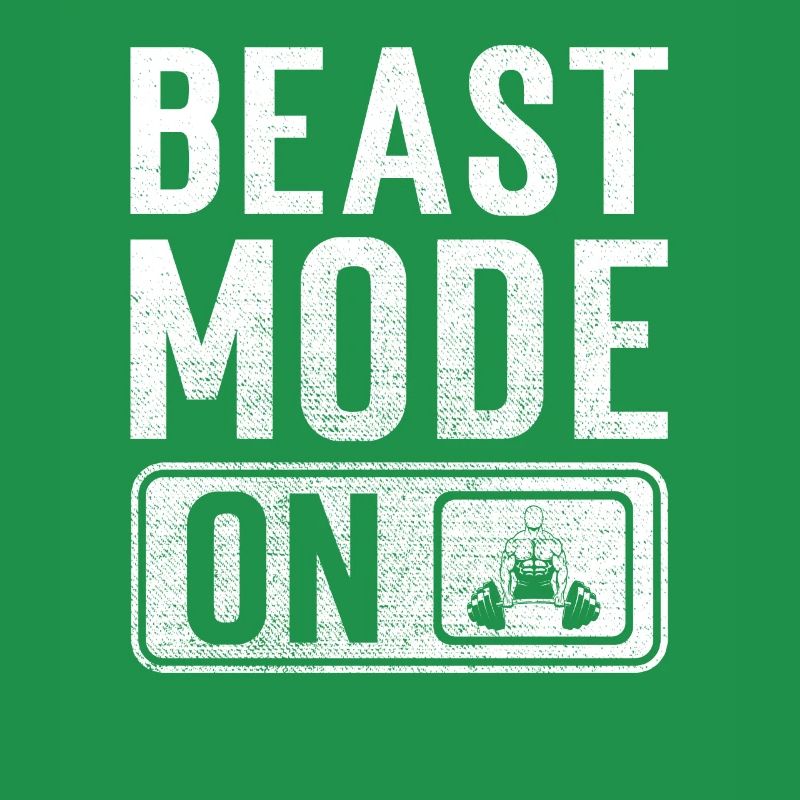 Bodybuilder Geschenk Beast Mode on