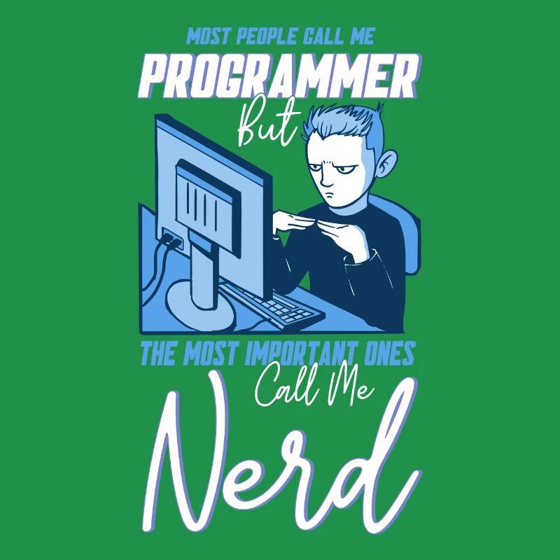 Softwareentwickler Computerfreak Programmierer
