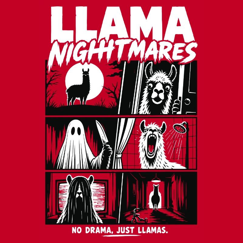 Llama Nightmares Horror Comic
