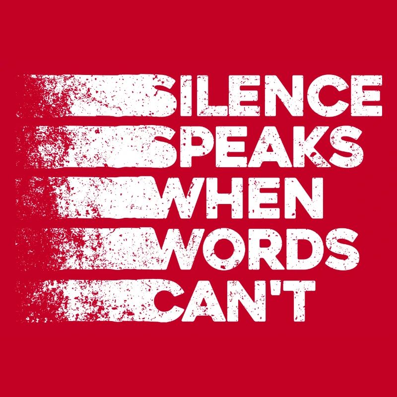 Le silence parle quand les mots ne le peuvent pas - Deep Thinker