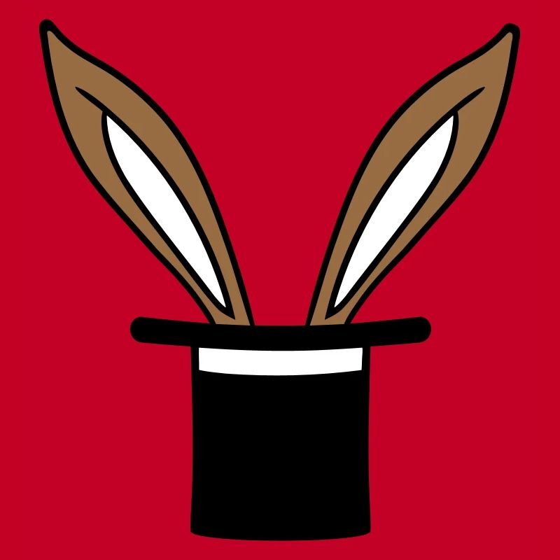 Lapin Chapeau Haut de forme Wizard Lapin Wizard Trick