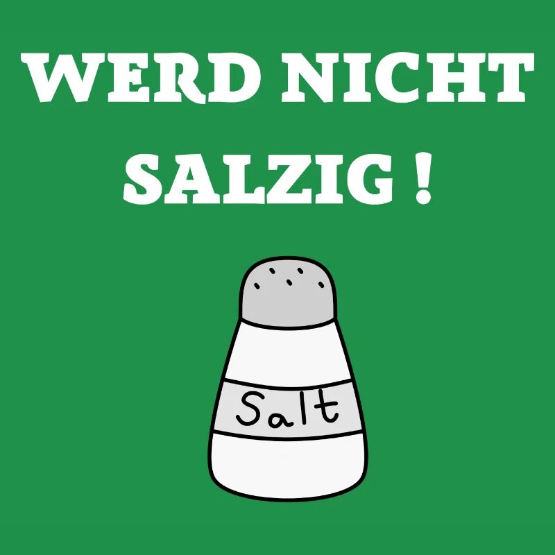 WERD NICHT SALZIG GAMING TSHIRT