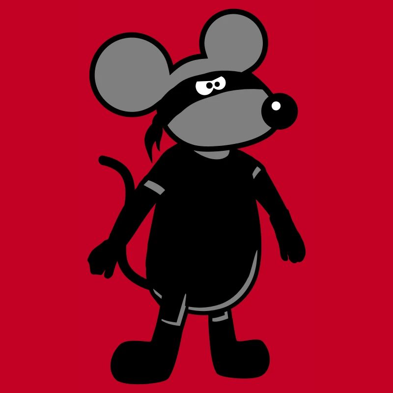 Maus Böse Räuber Ninja Überfall Dieb Einbrecher
