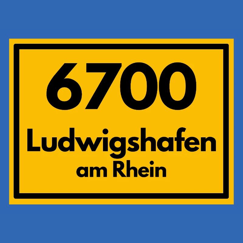 OLD POSTCODE POSTCODE RETRO 6700 LUDWIGSHAFEN