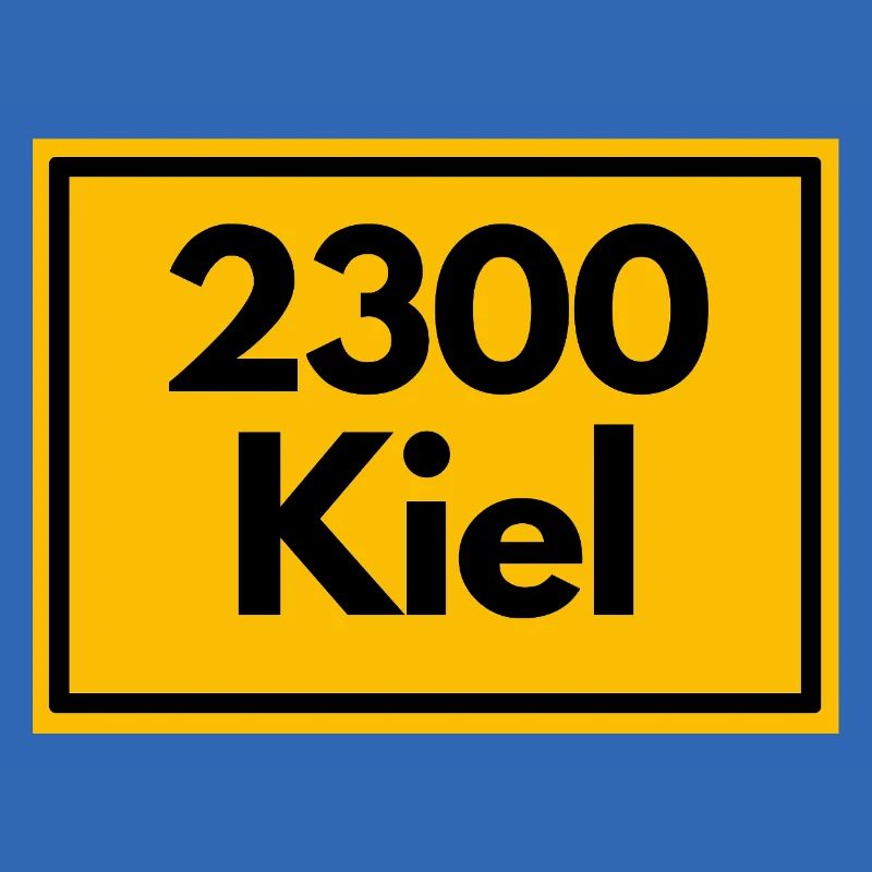 OLD POSTCODE ZIP CODE 2300 KIEL CITY BY THE SEA